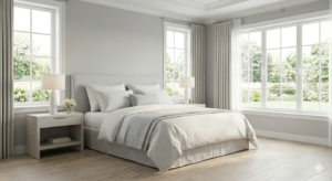 American Transitional Luxury Bedroom