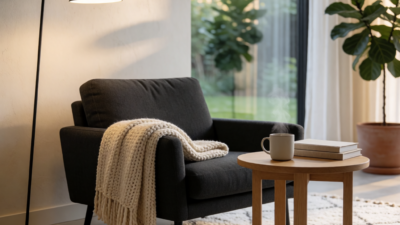 Cozy Modern Living Room Corner