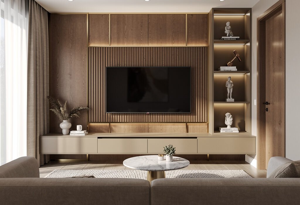 Small Luxury TV Wall Ideas