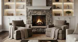 Luxury Transitional Living Room