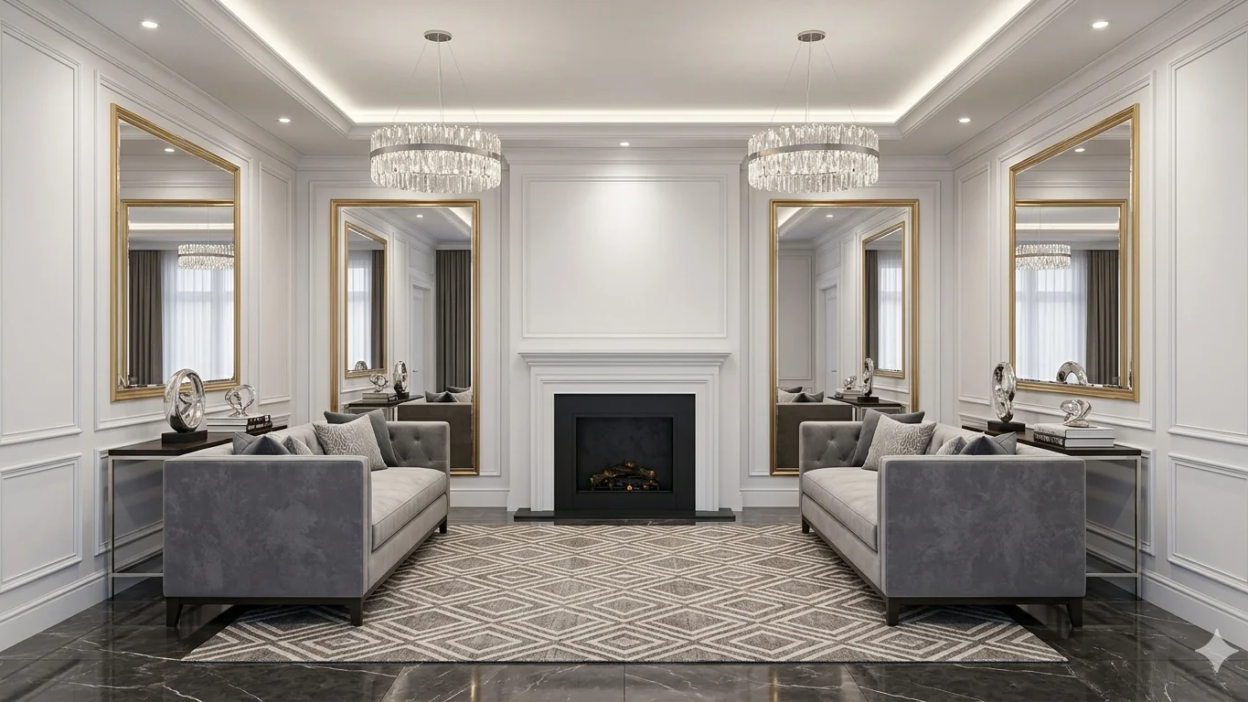 Modern American Classic Living Room