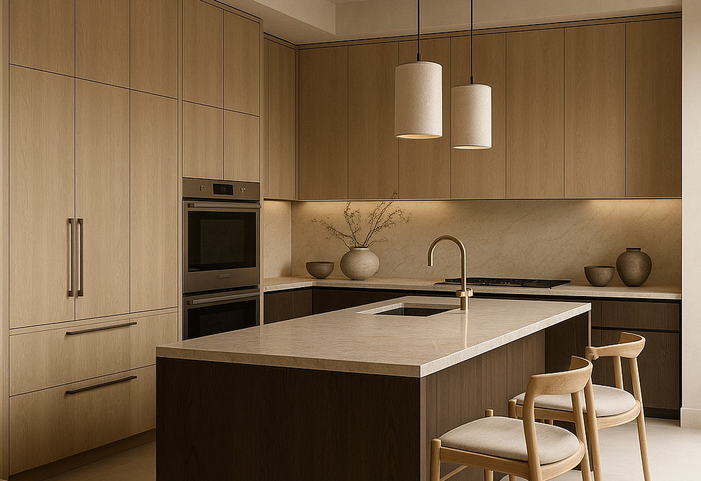 Japandi Luxury Kitchen Design