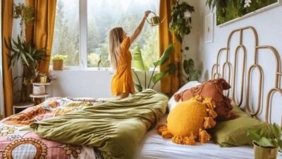 Bohemian luxury bedroom design ideas