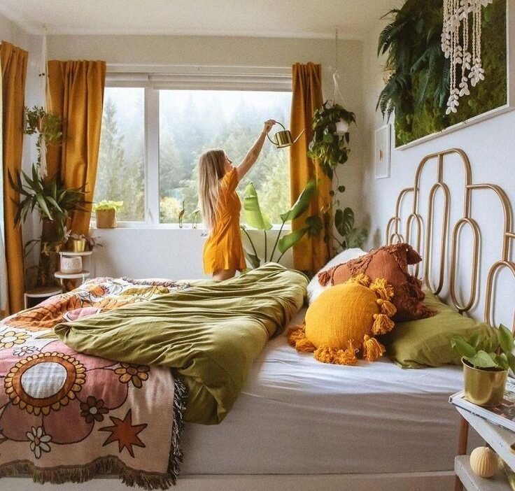 Bohemian luxury bedroom design ideas